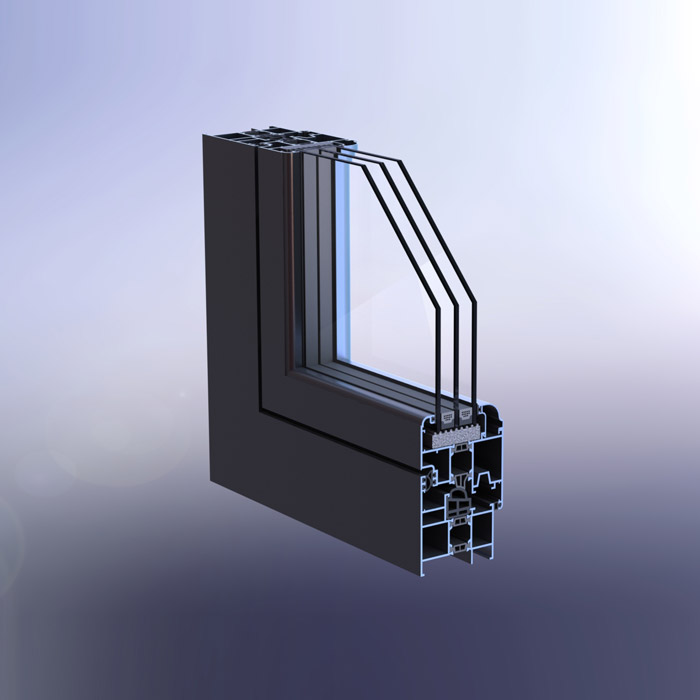 Aluminium alloy door and window